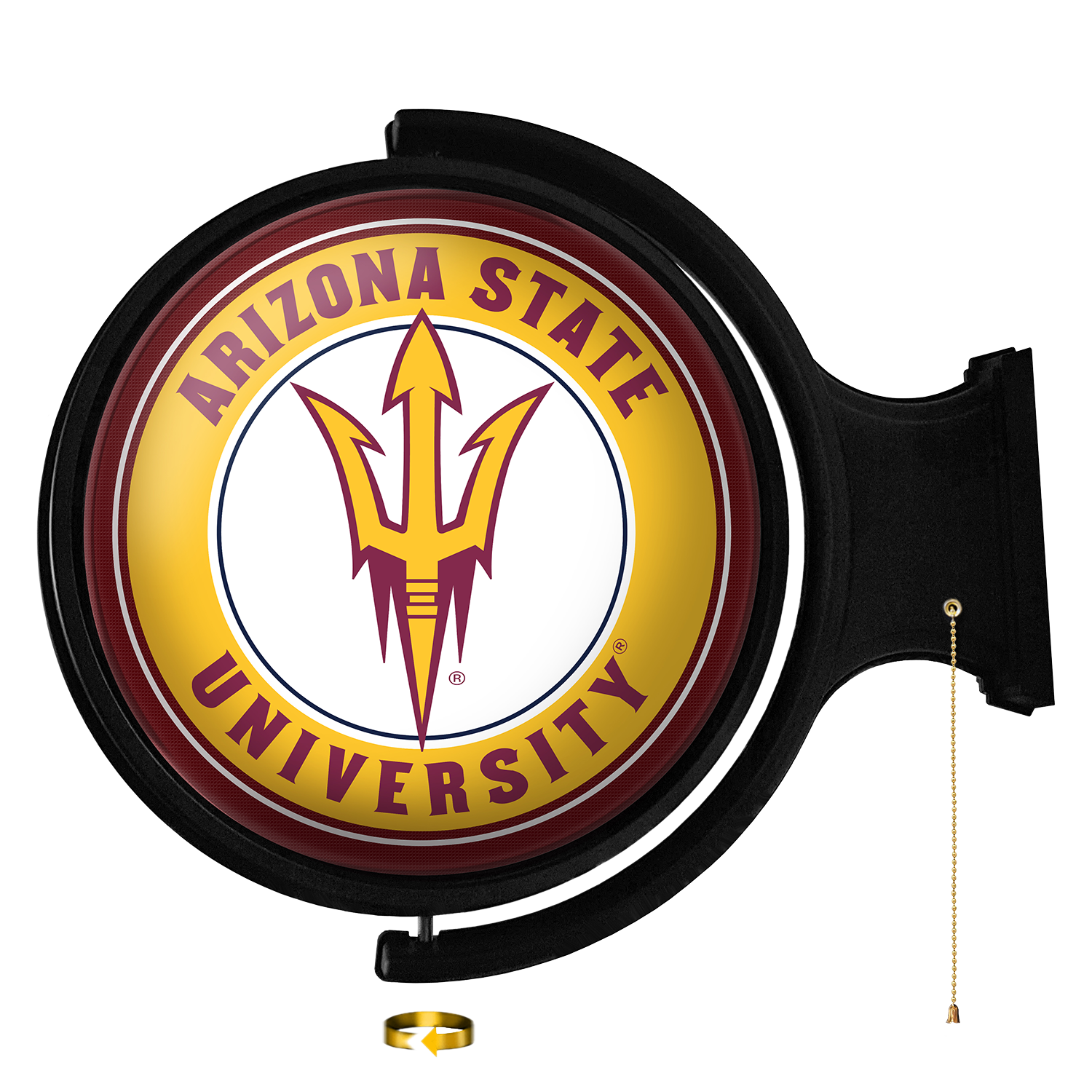 Arizona State Sun Devils Round Rotating Wall Sign