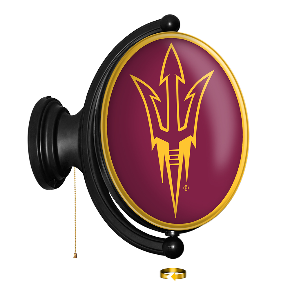 Arizona State Sun Devils Oval Rotating Wall Sign