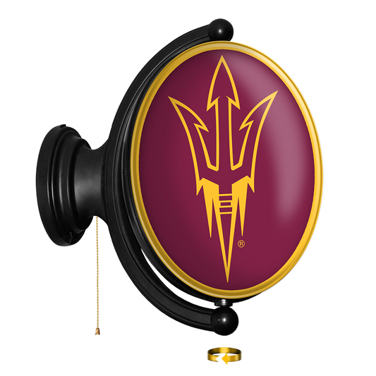 Arizona State Sun Devils Oval Rotating Wall Sign