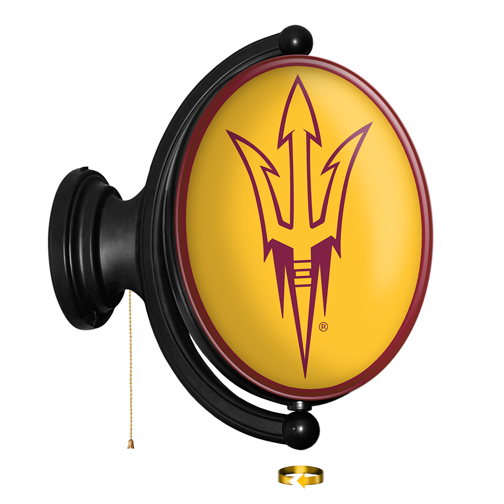 Arizona State Sun Devils Oval Rotating Wall Sign