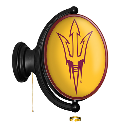 Arizona State Sun Devils Oval Rotating Wall Sign