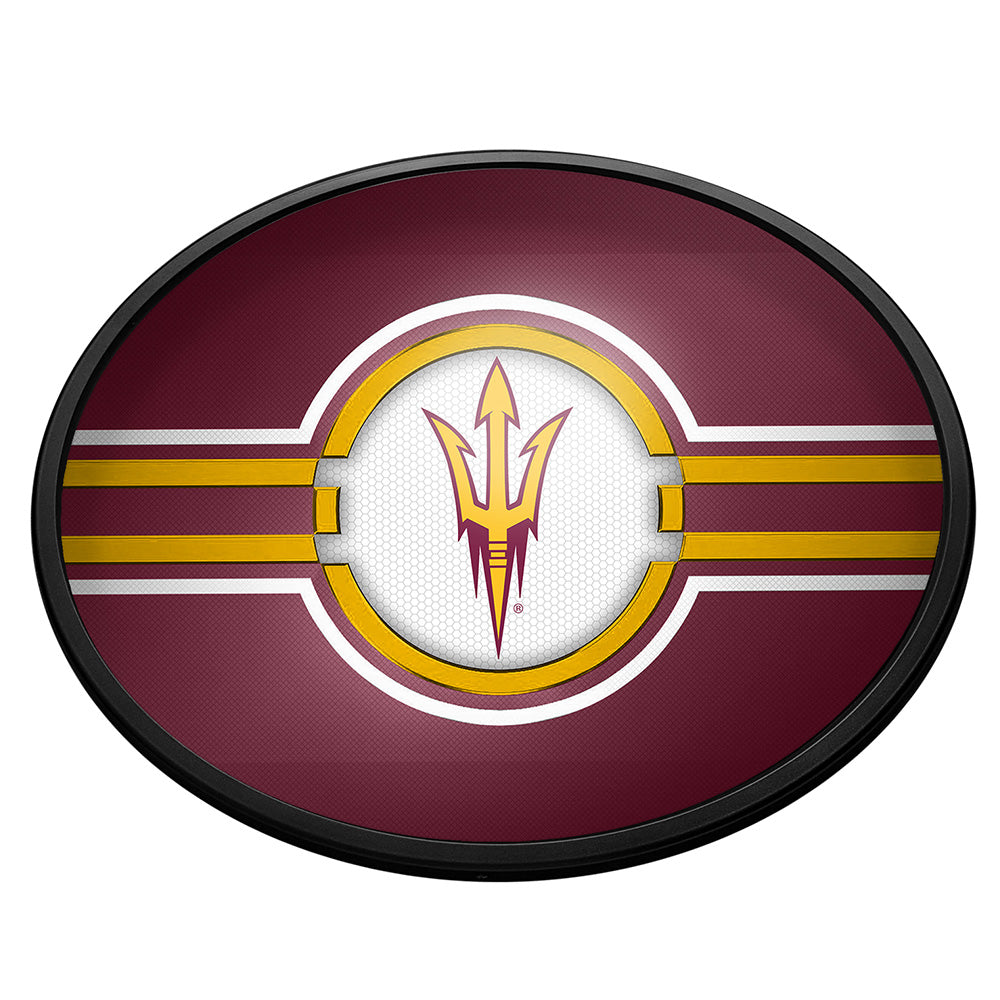 Arizona State Sun Devils Slimline Oval Lighted Wall Sign