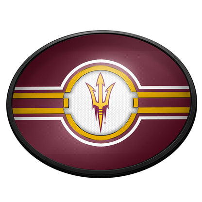 Arizona State Sun Devils Slimline Oval Lighted Wall Sign