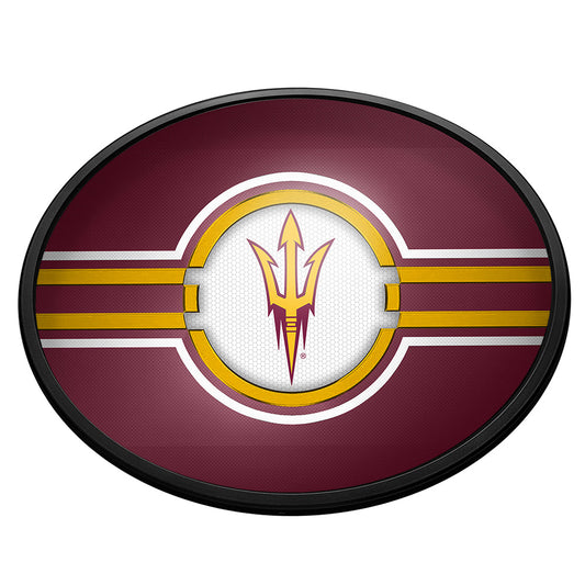 Arizona State Sun Devils Slimline Oval Lighted Wall Sign