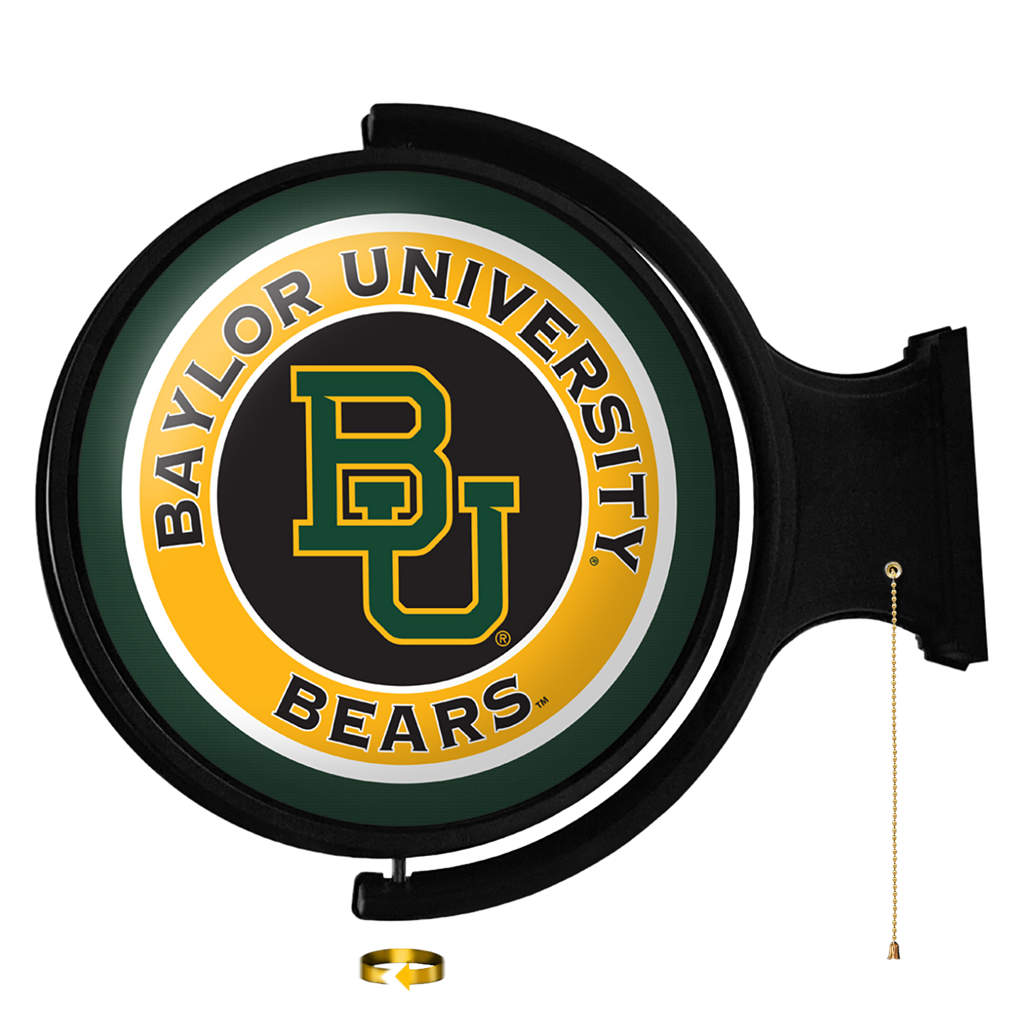 Baylor Bears Round Rotating Wall Sign