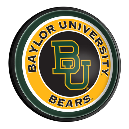 Baylor Bears Slimline Round Lighted Wall Sign