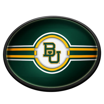 Baylor Bears Slimline Oval Lighted Wall Sign