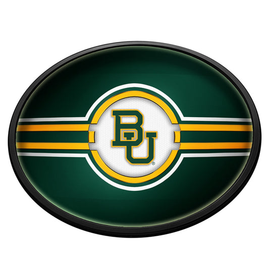 Baylor Bears Slimline Oval Lighted Wall Sign