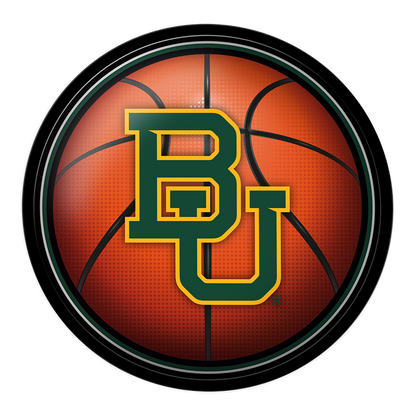 Baylor Bears Basketball Modern Disc Wall Sign