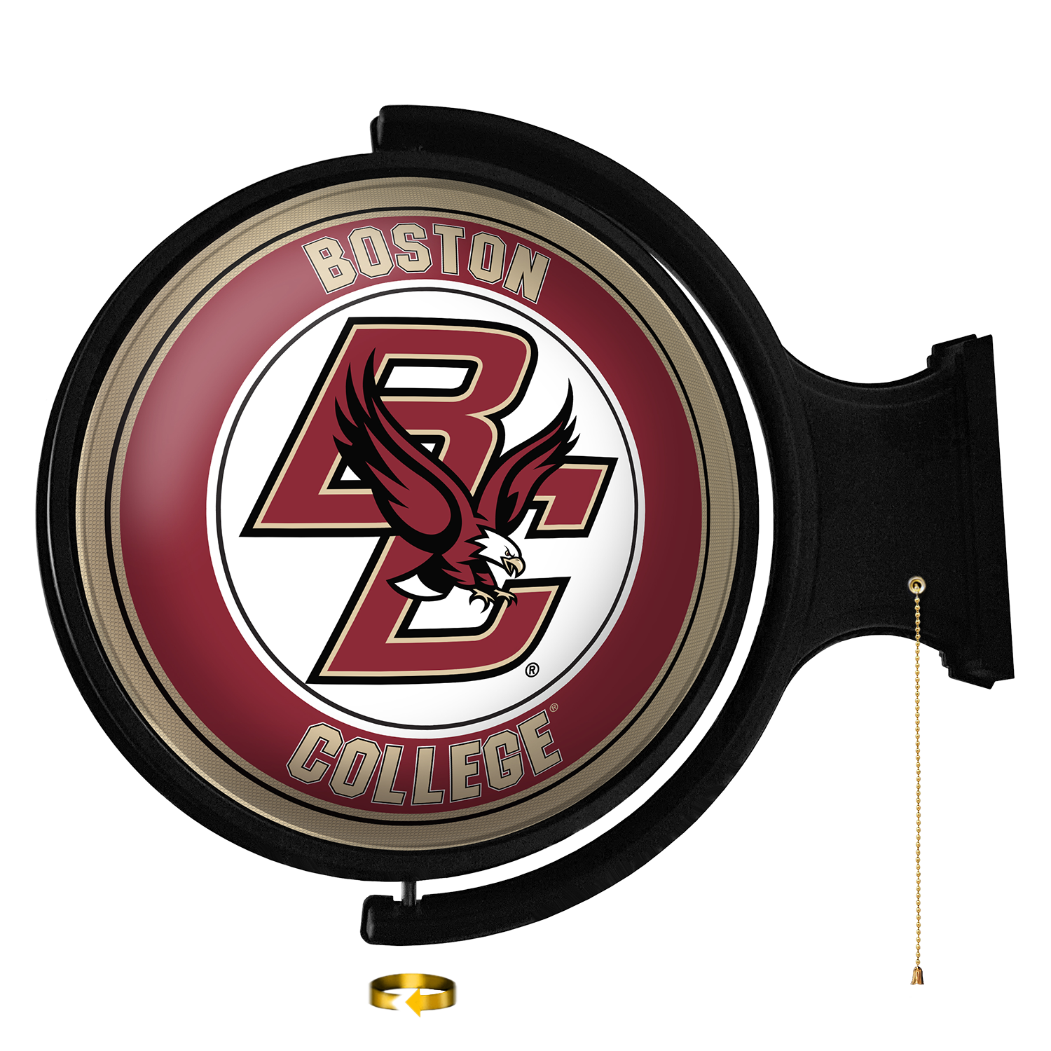 Boston College Eagles Round Rotating Wall Sign