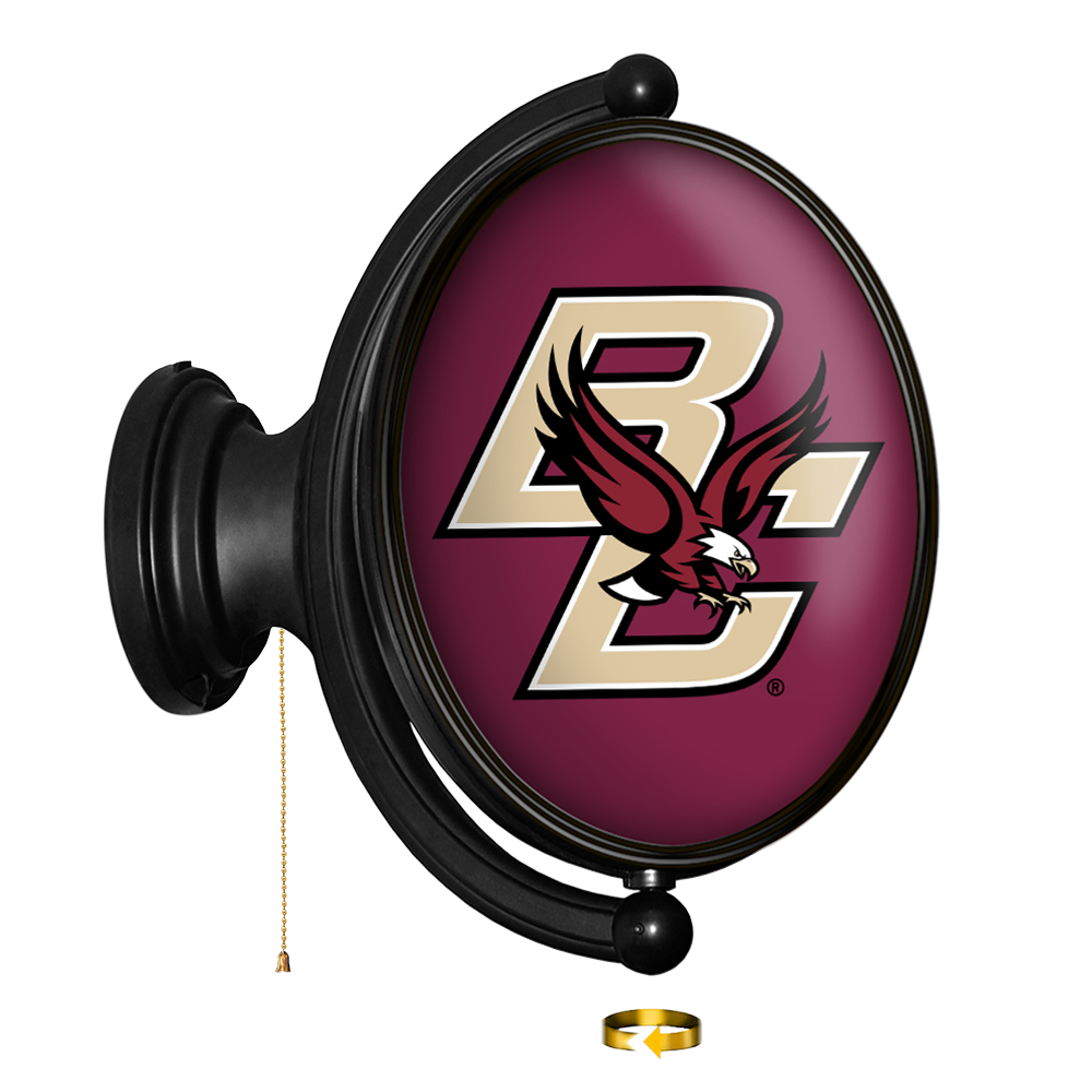 Boston College Eagles Oval Rotating Wall Sign