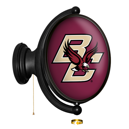 Boston College Eagles Oval Rotating Wall Sign