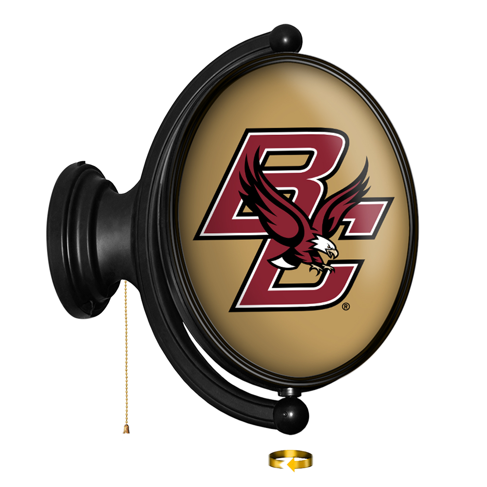 Boston College Eagles Oval Rotating Wall Sign