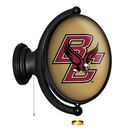 Boston College Eagles Oval Rotating Wall Sign