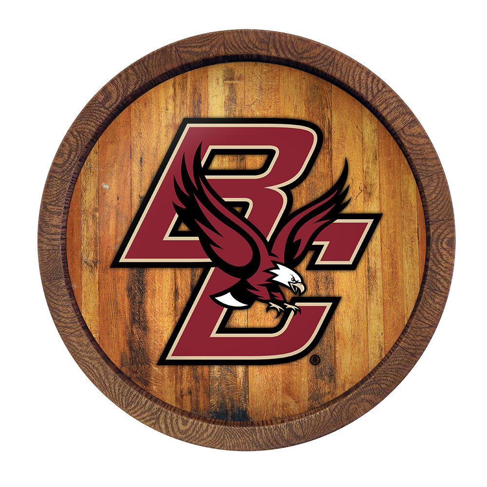 Boston College Eagles Barrel Top Sign