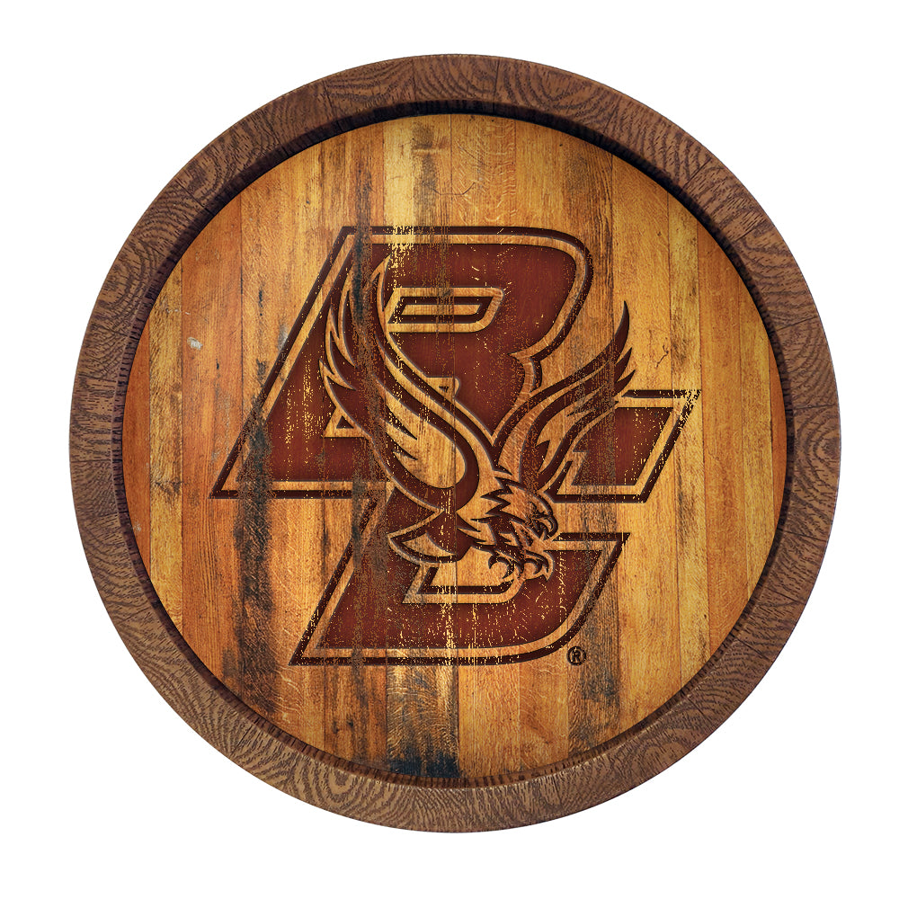 Boston College Eagles Branded Barrel Top Sign