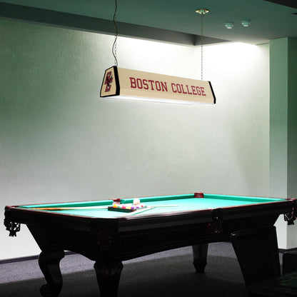 Boston College Eagles Standard Pool Table Light Room View