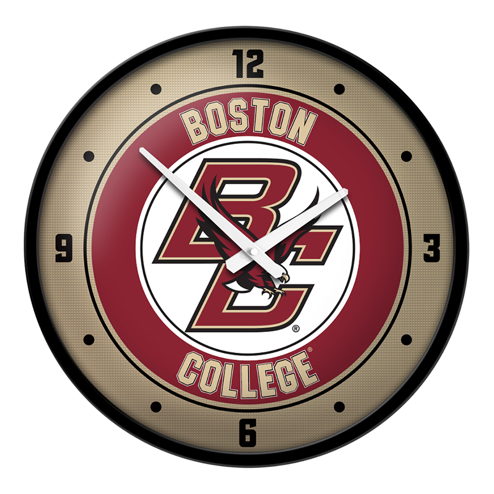 Boston College Eagles Round Wall Clock