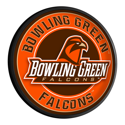 Bowling Green Falcons Slimline Round Lighted Wall Sign