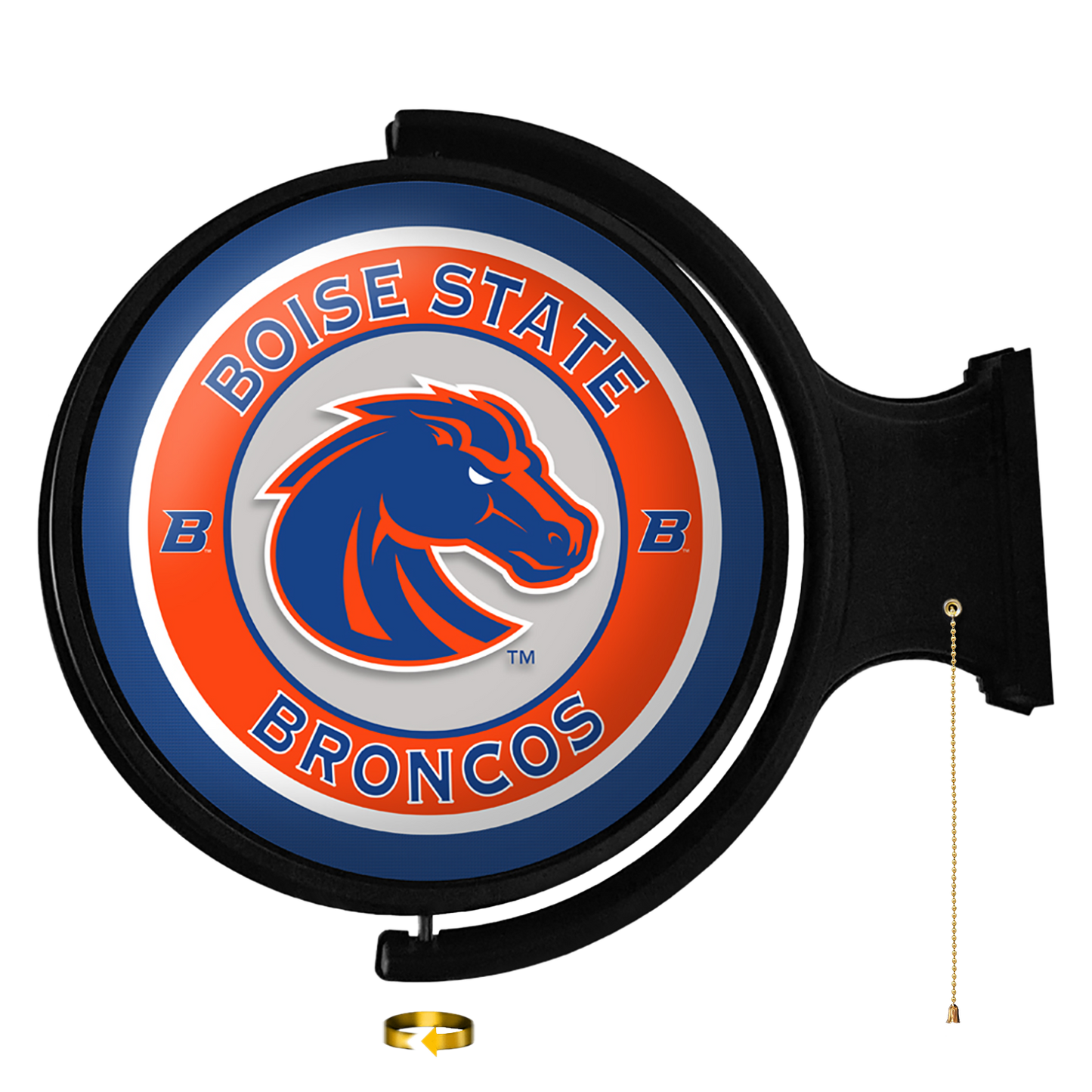 Boise State Broncos Round Rotating Wall Sign
