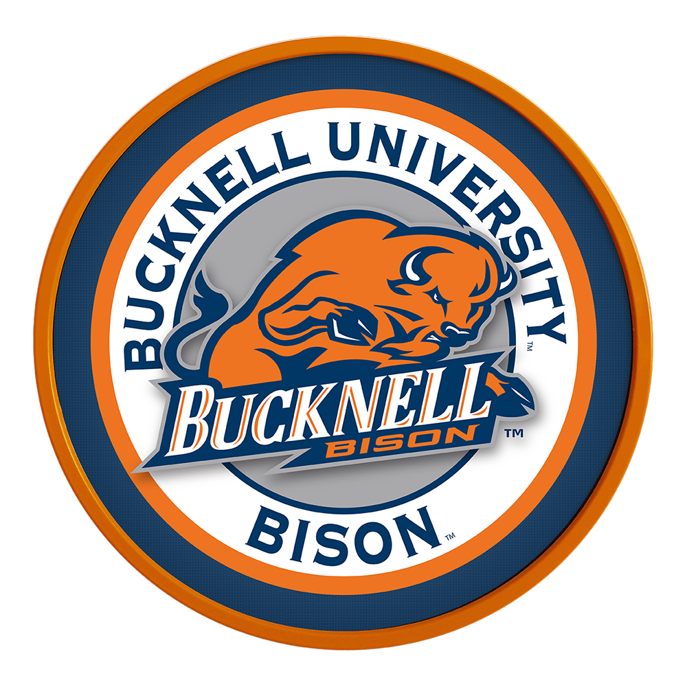Bucknell Bison Modern Disc Wall Sign