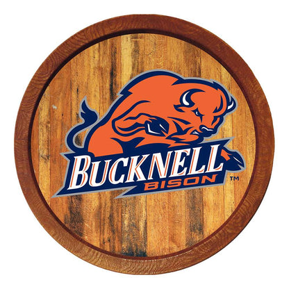 Bucknell Bison Barrel Top Sign