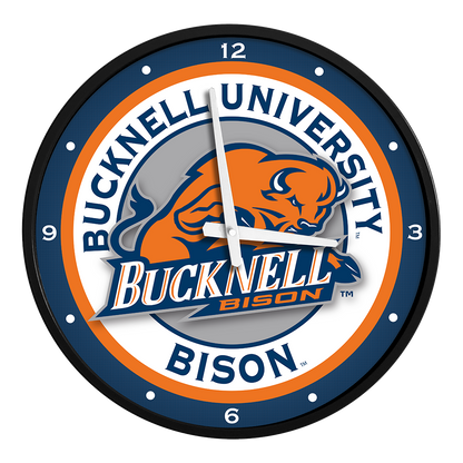 Bucknell Bison Round Wall Clock