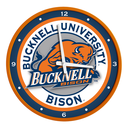 Bucknell Bison Round Wall Clock