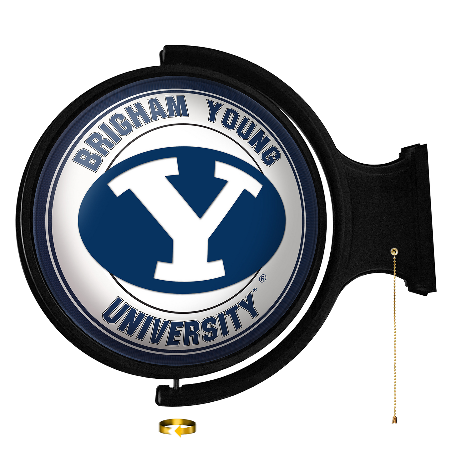 BYU Cougars Round Rotating Wall Sign