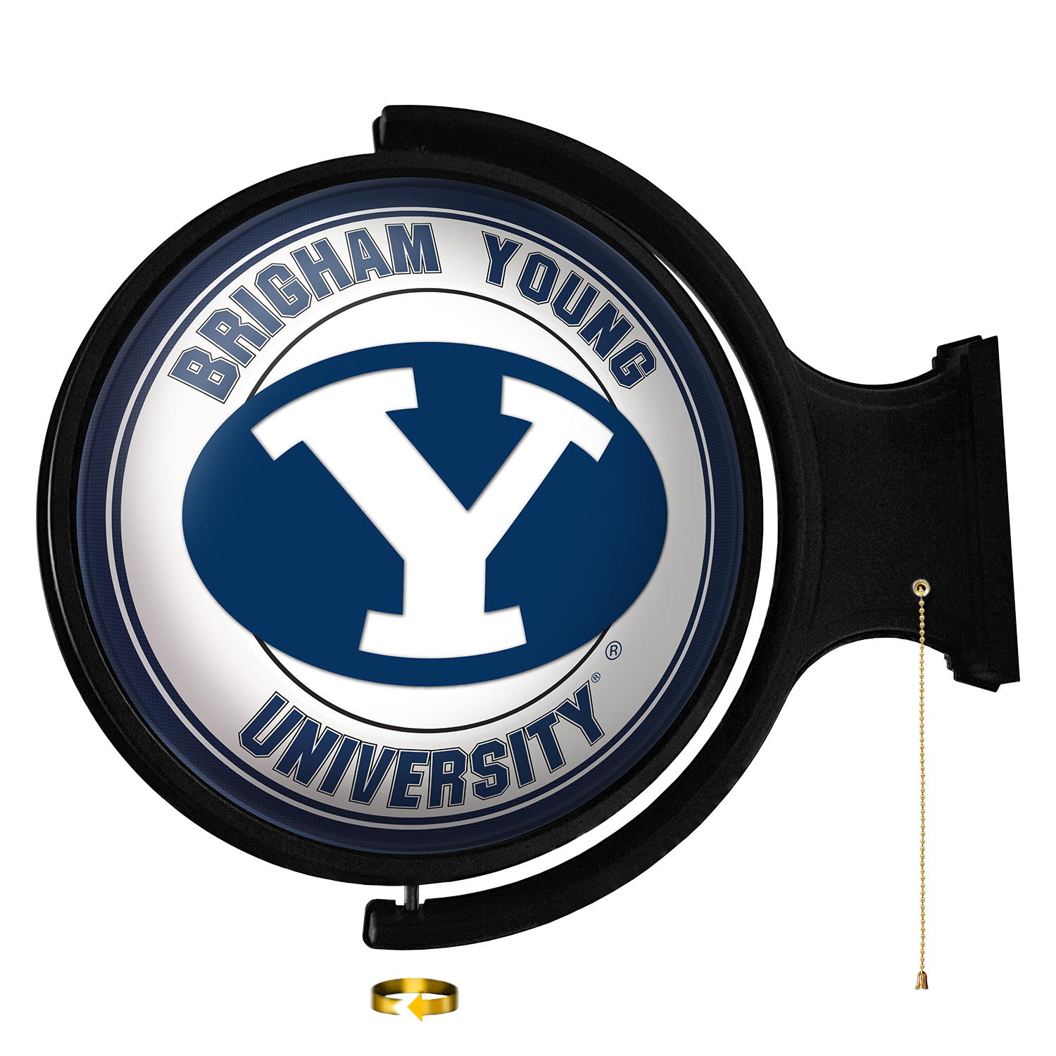 BYU Cougars Round Rotating Wall Sign