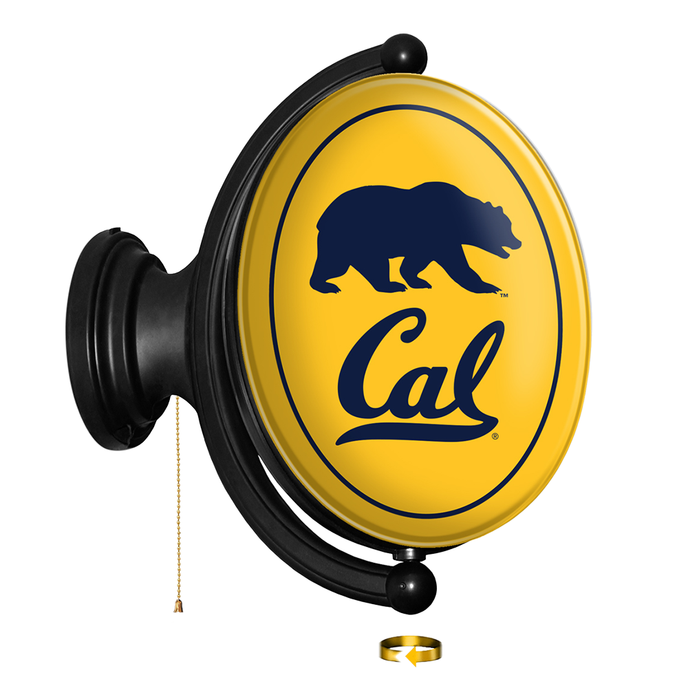 California Golden Bears Oval Rotating Wall Sign