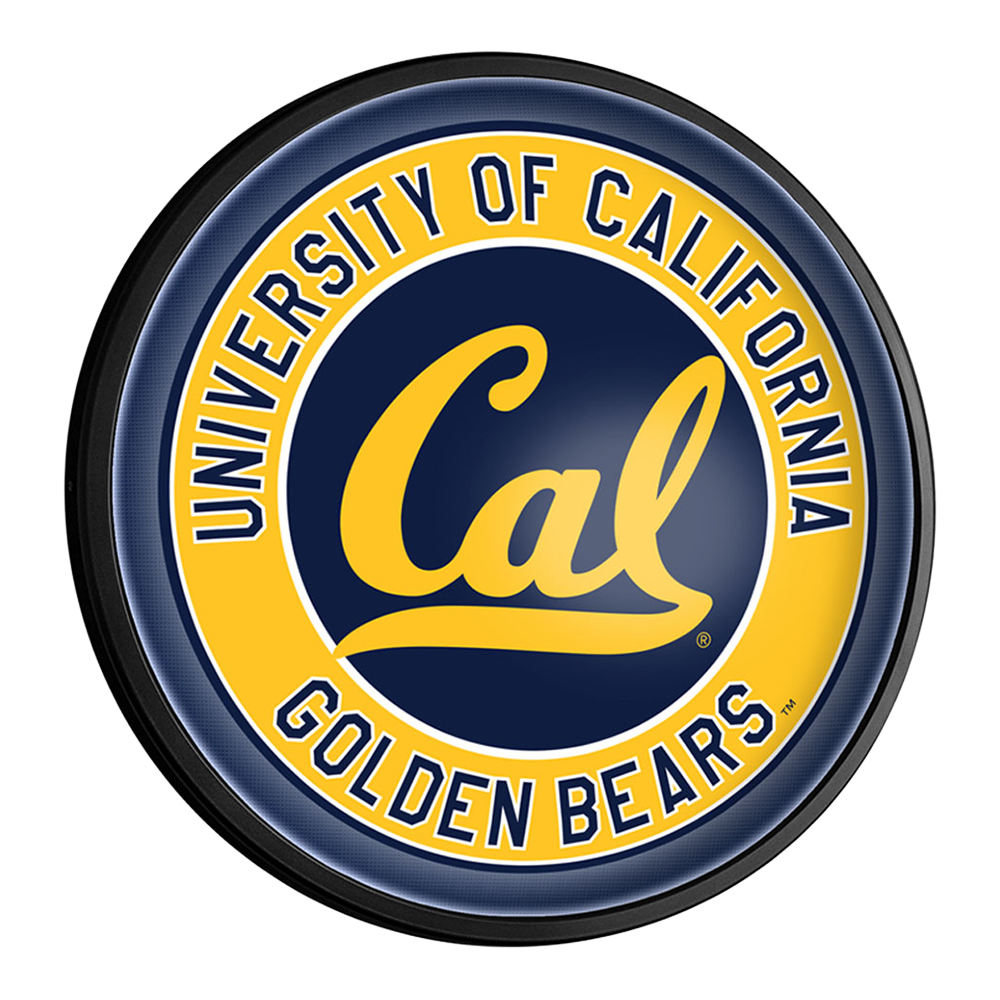 California Golden Bears Slimline Round Lighted Wall Sign
