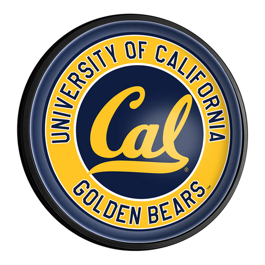 California Golden Bears Slimline Round Lighted Wall Sign