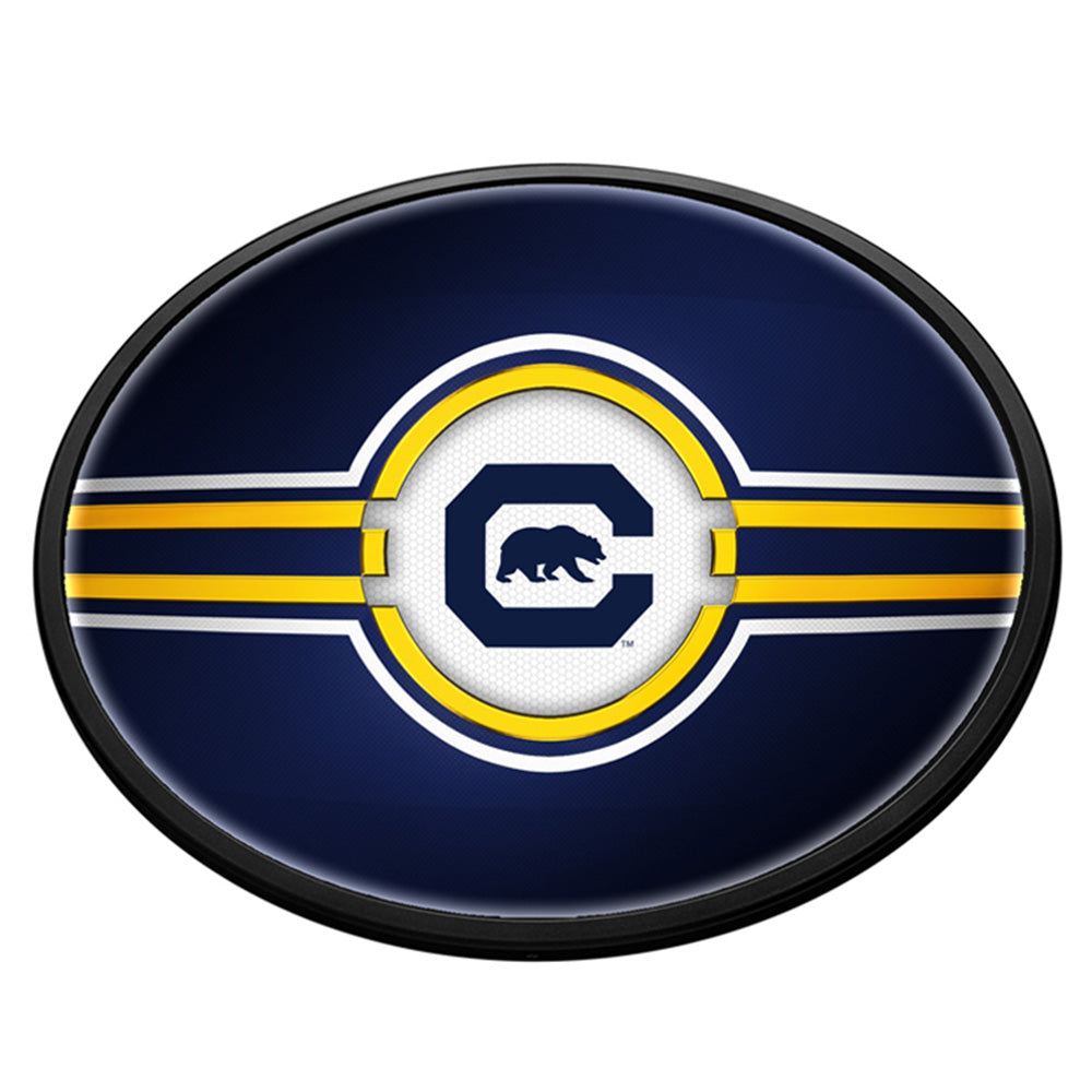 California Golden Bears Slimline Oval Lighted Wall Sign