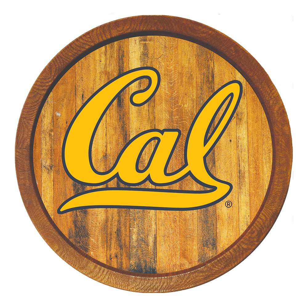 California Golden Bears Barrel Top Sign