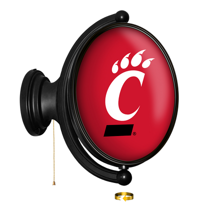 Cincinnati Bearcats Oval Rotating Wall Sign