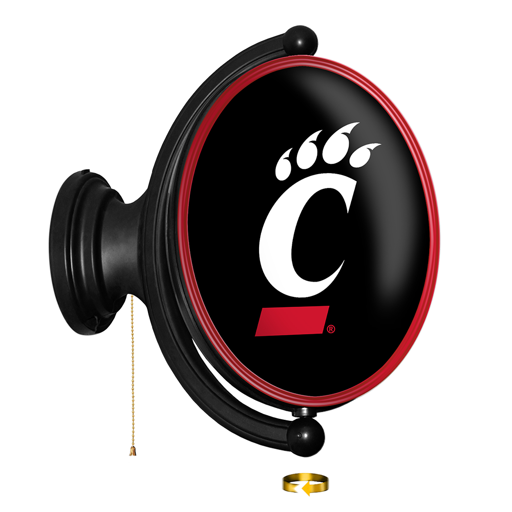 Cincinnati Bearcats Oval Rotating Wall Sign