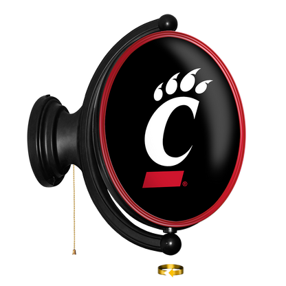 Cincinnati Bearcats Oval Rotating Wall Sign