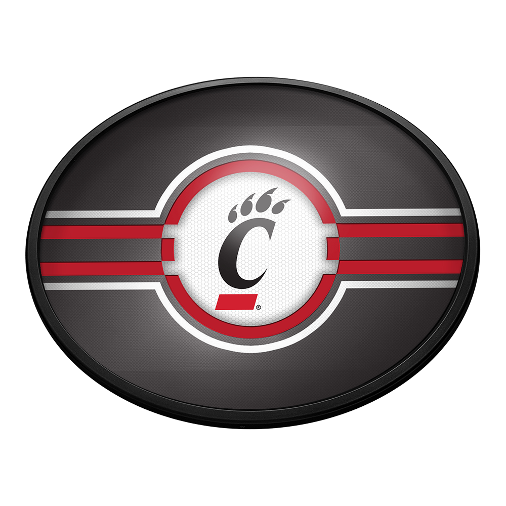 Cincinnati Bearcats Slimline Oval Lighted Wall Sign