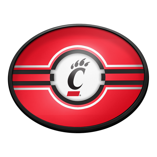 Cincinnati Bearcats Slimline Oval Lighted Wall Sign