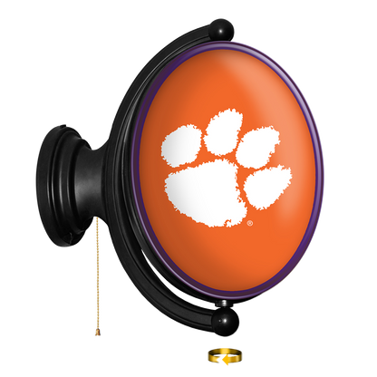 Clemson Tigers Oval Rotating Wall Sign