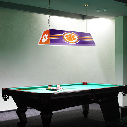Clemson Tigers Edge Glow Pool Table Light Room View