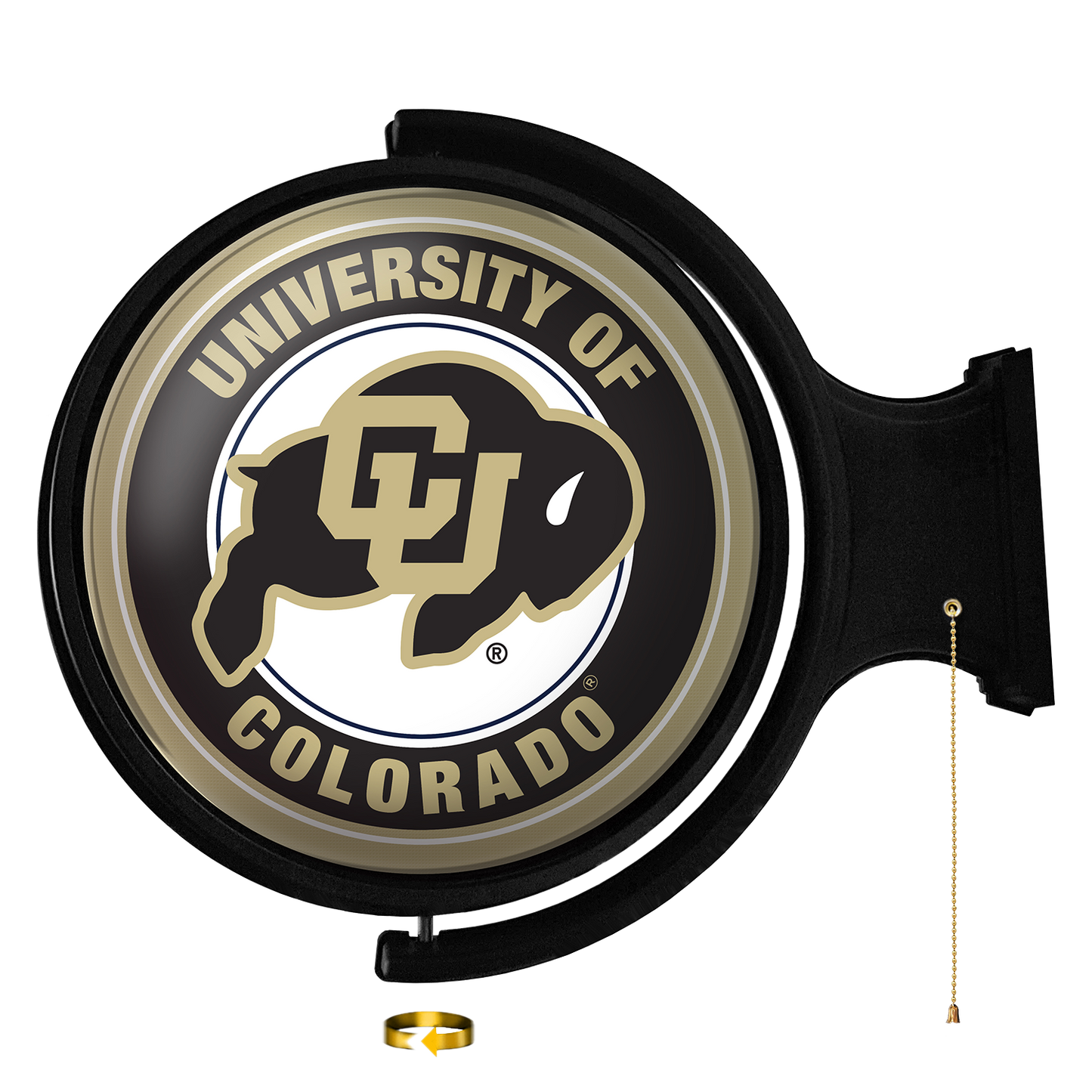 Colorado Buffaloes Round Rotating Wall Sign