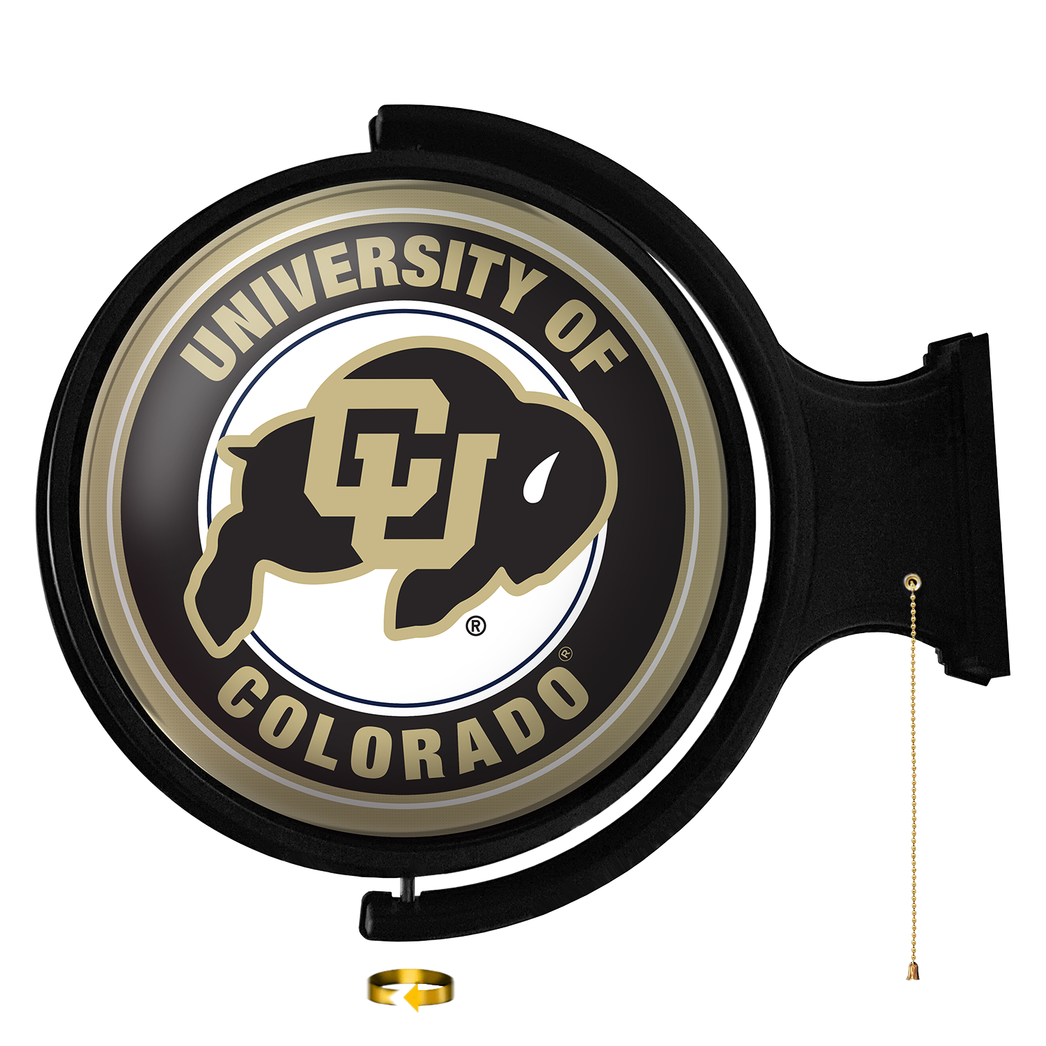 Colorado Buffaloes Round Rotating Wall Sign