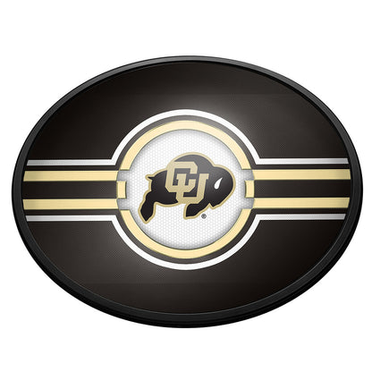 Colorado Buffaloes Slimline Oval Lighted Wall Sign
