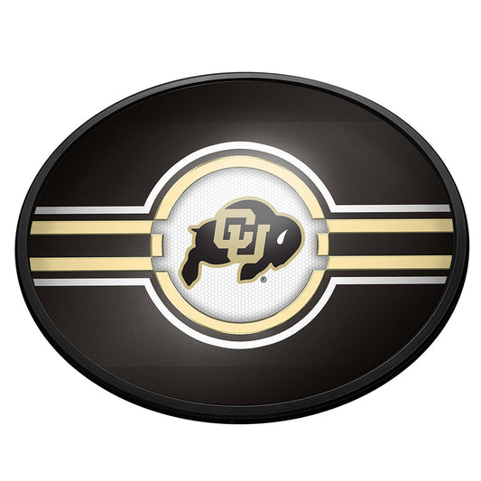 Colorado Buffaloes Slimline Oval Lighted Wall Sign