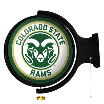 Colorado State Rams Round Rotating Wall Sign