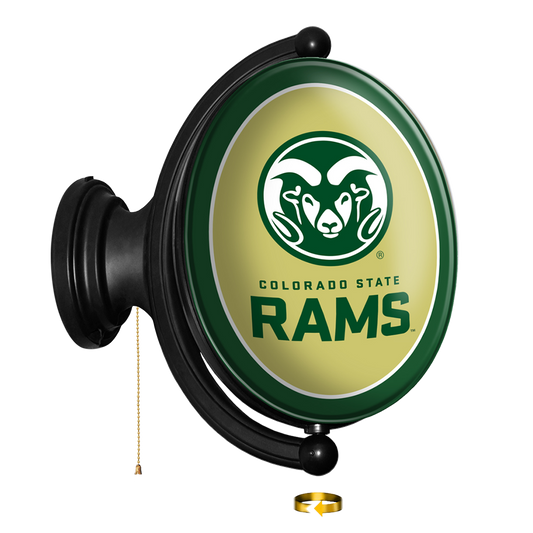 Colorado State Rams Oval Rotating Wall Sign