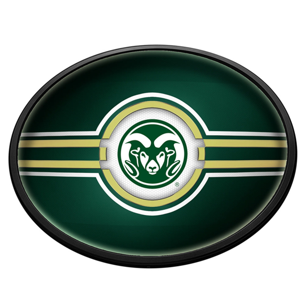 Colorado State Rams Slimline Oval Lighted Wall Sign