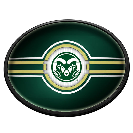 Colorado State Rams Slimline Oval Lighted Wall Sign